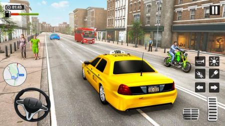 出租车司机3D城市出租车截图